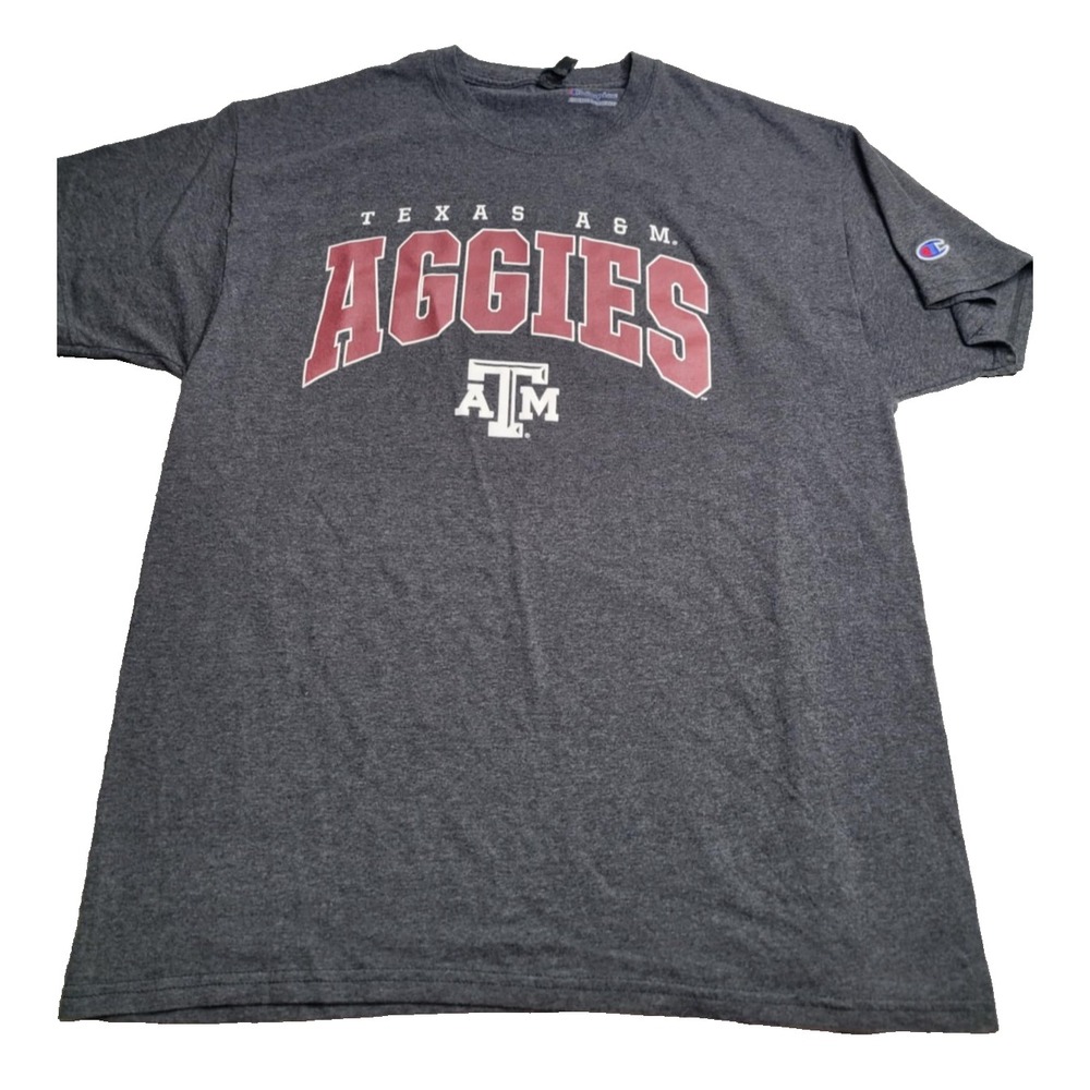 Champion‎ Texas A&M Aggies Gray T-Shirt Women's Large